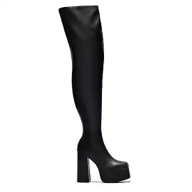 The Redemption Stretch Thigh High Boots