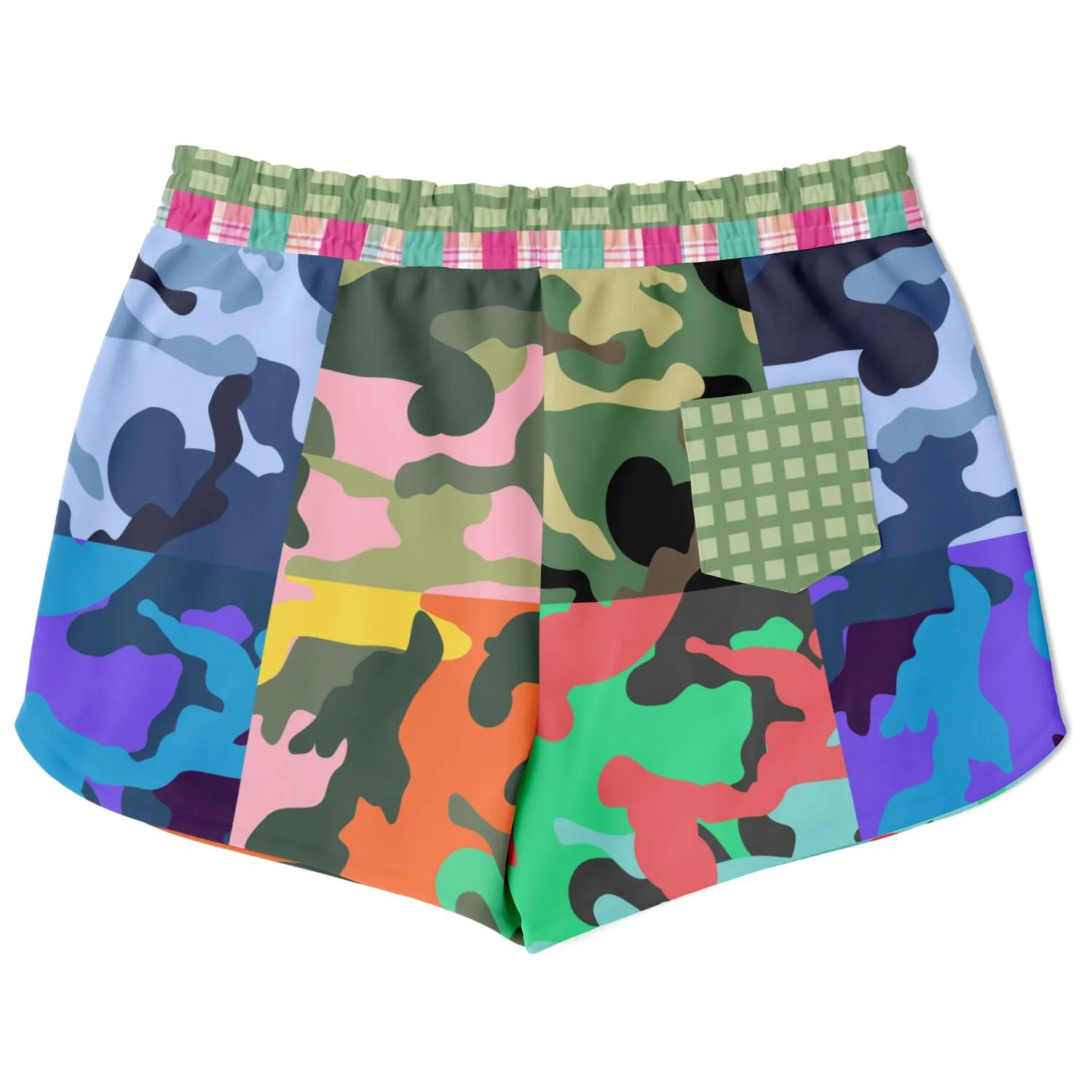 THS Snake Bite Camo Patchwork Running Shorts