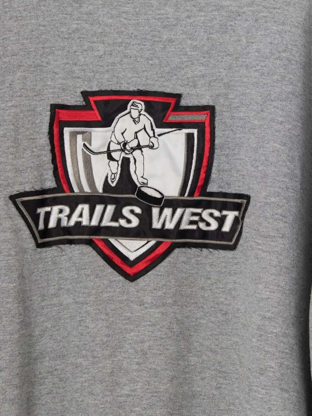 Vintage Nike Sweatshirt 90s Ice Hockey Trails West embroidered spellout. Made in Canada – XXL