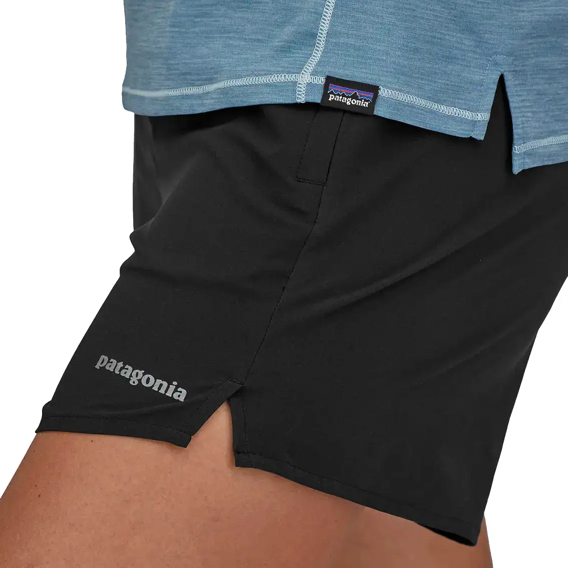 Womens Patagonia Multi Trails Shorts  5 inch - Black