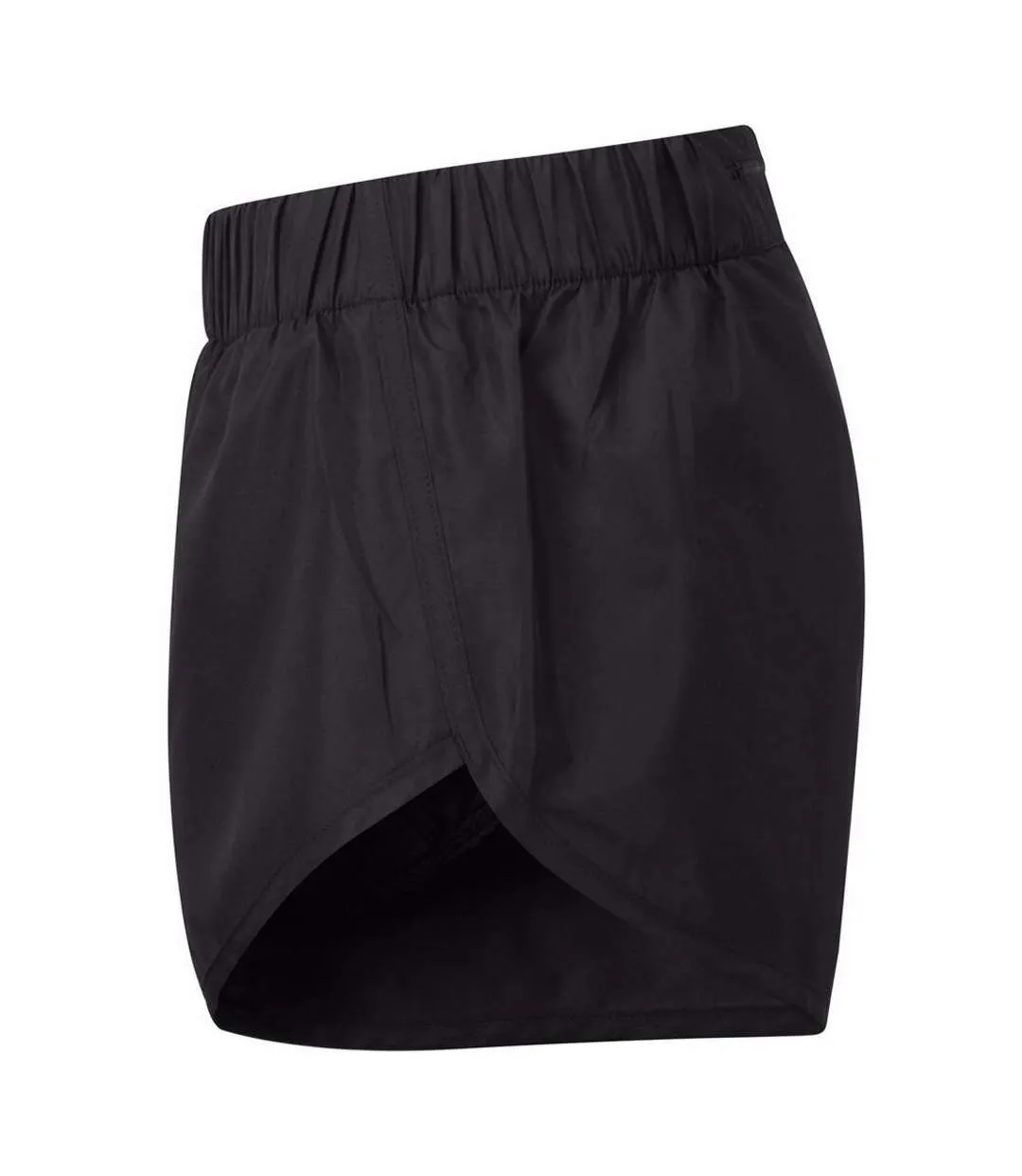 Womens/ladies anti-chafe running shorts black TriDri