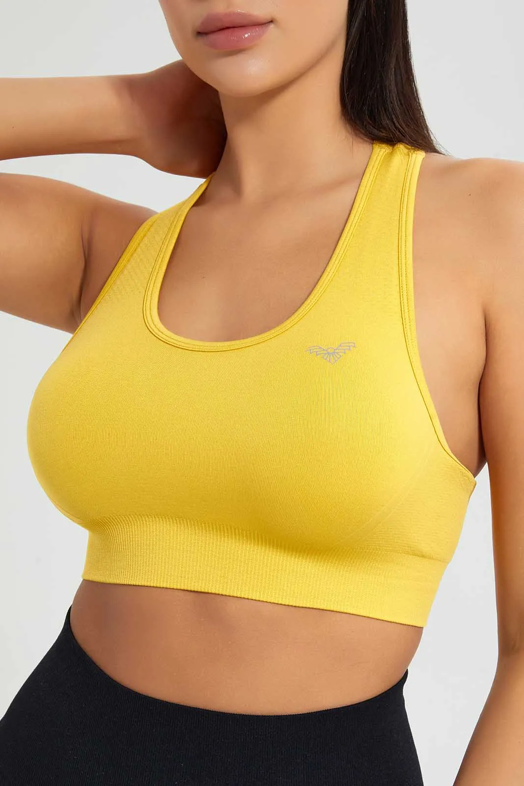 Yellow Sport Bra